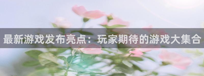 多彩娱乐什么意思：最新游戏发布亮点：玩家期待的游戏大集合