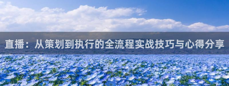 88直播看球吧：直播：从策划到执行的全流程实战技巧与心得分享